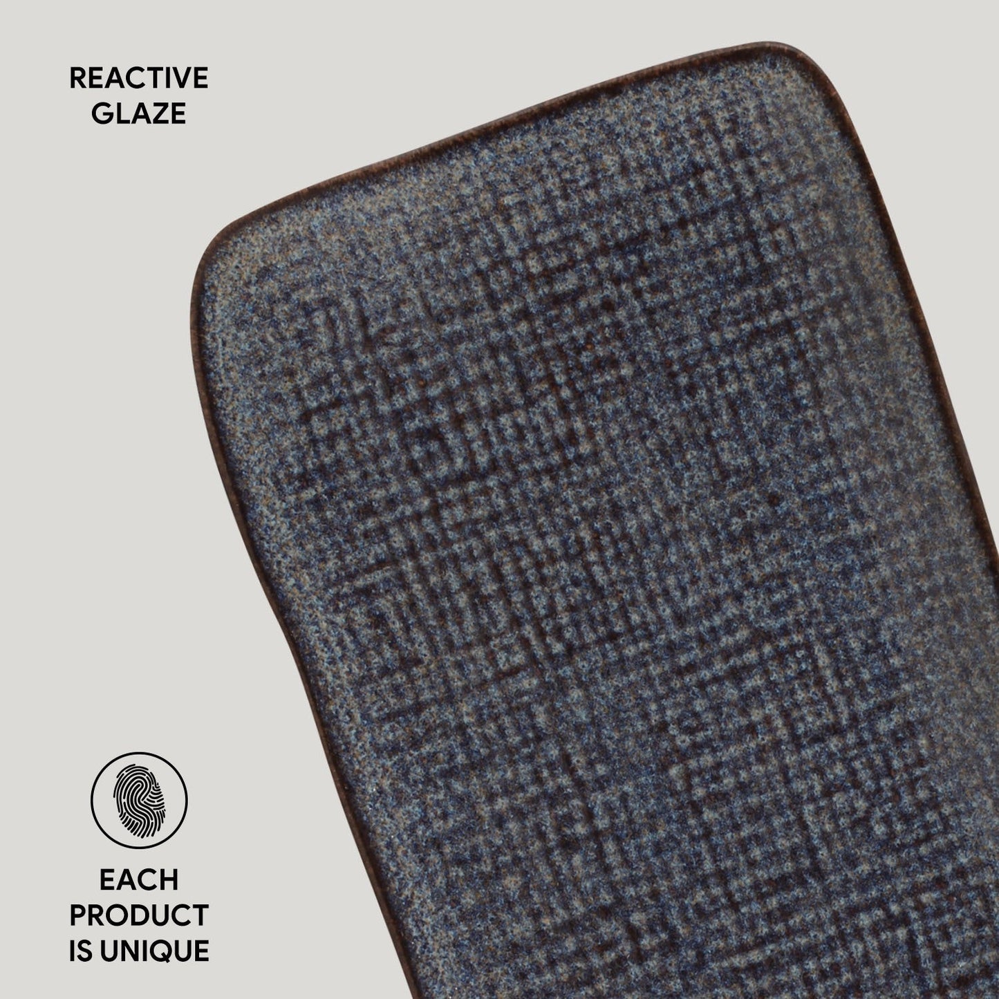 Rectangular Platter Juta Medium Set of 4