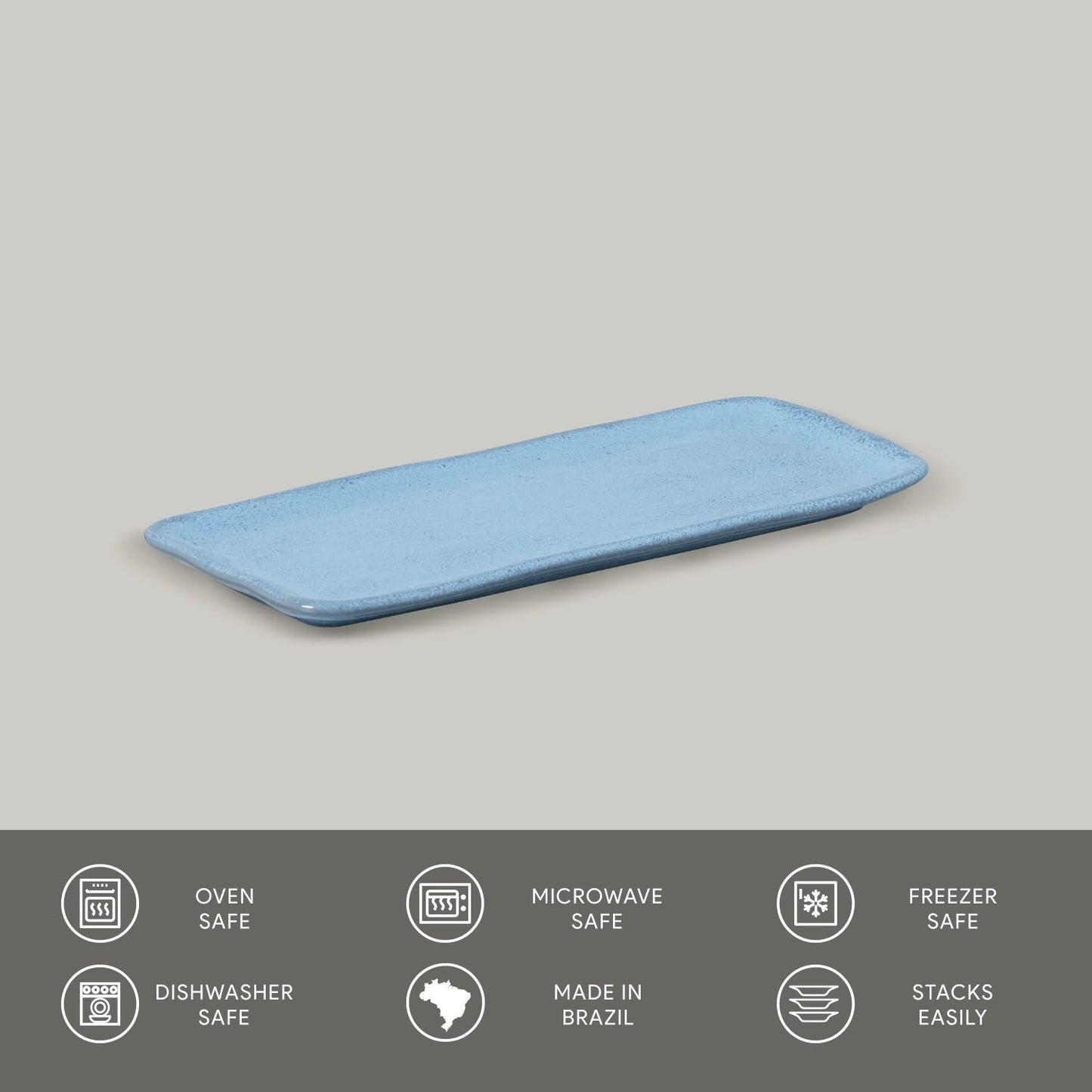 Rectangular Platter Small Set of 4