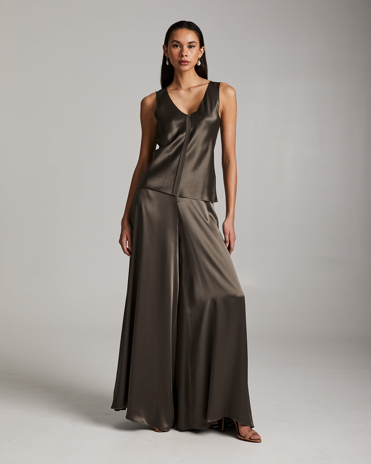 Silk Raw Edge Tank - Core