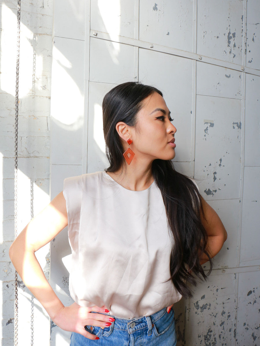 Clementine Rhombus Earrings