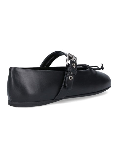 Miu Miu Men Ballet Shoes With Strap Detail