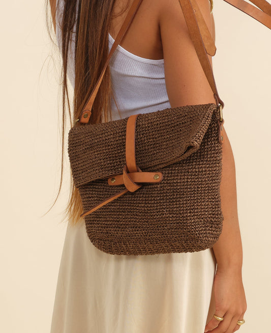Minga | Carmen Crossbody | Oak Brown