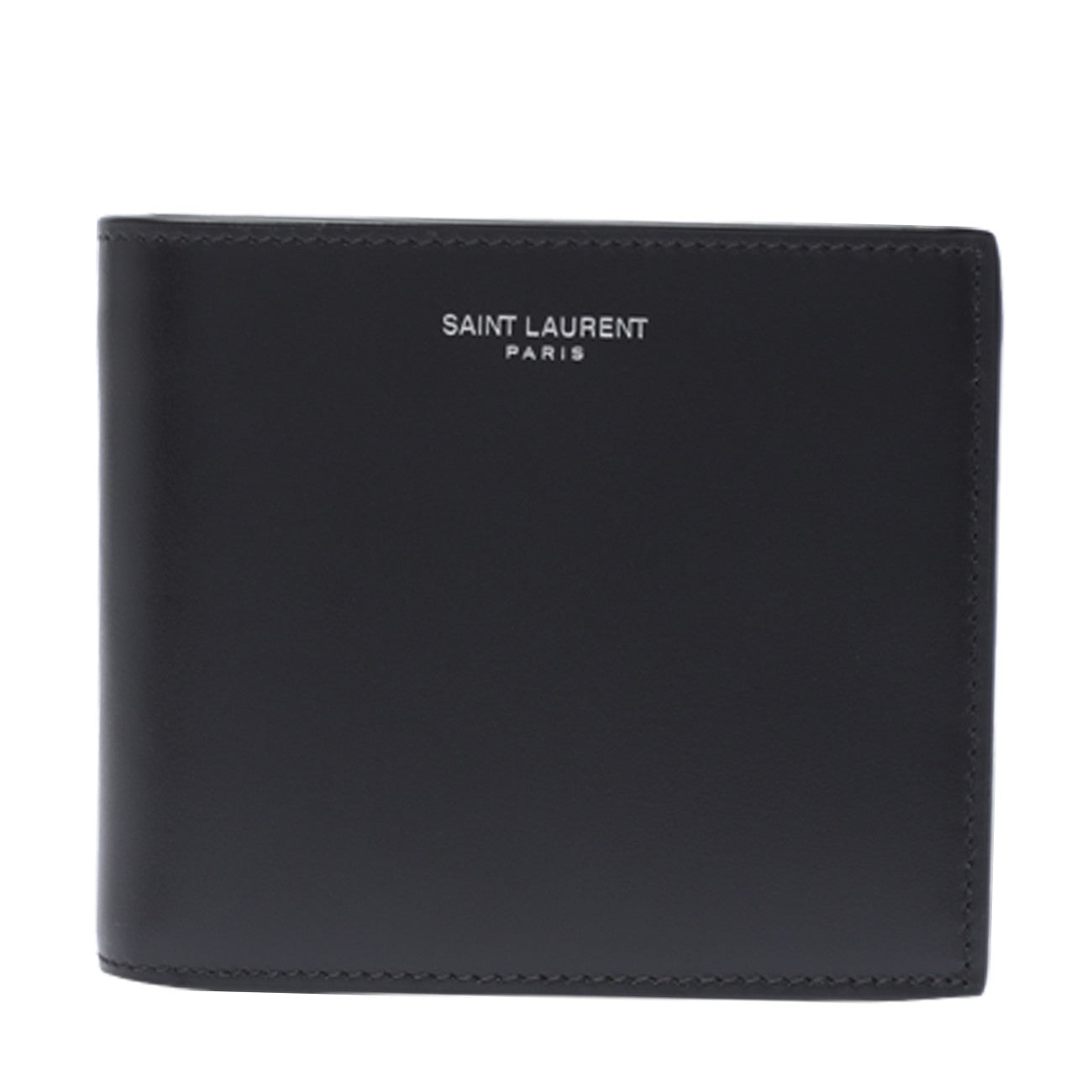 Saint Laurent Men East/West Saint Laurent Paris Logo Wallet