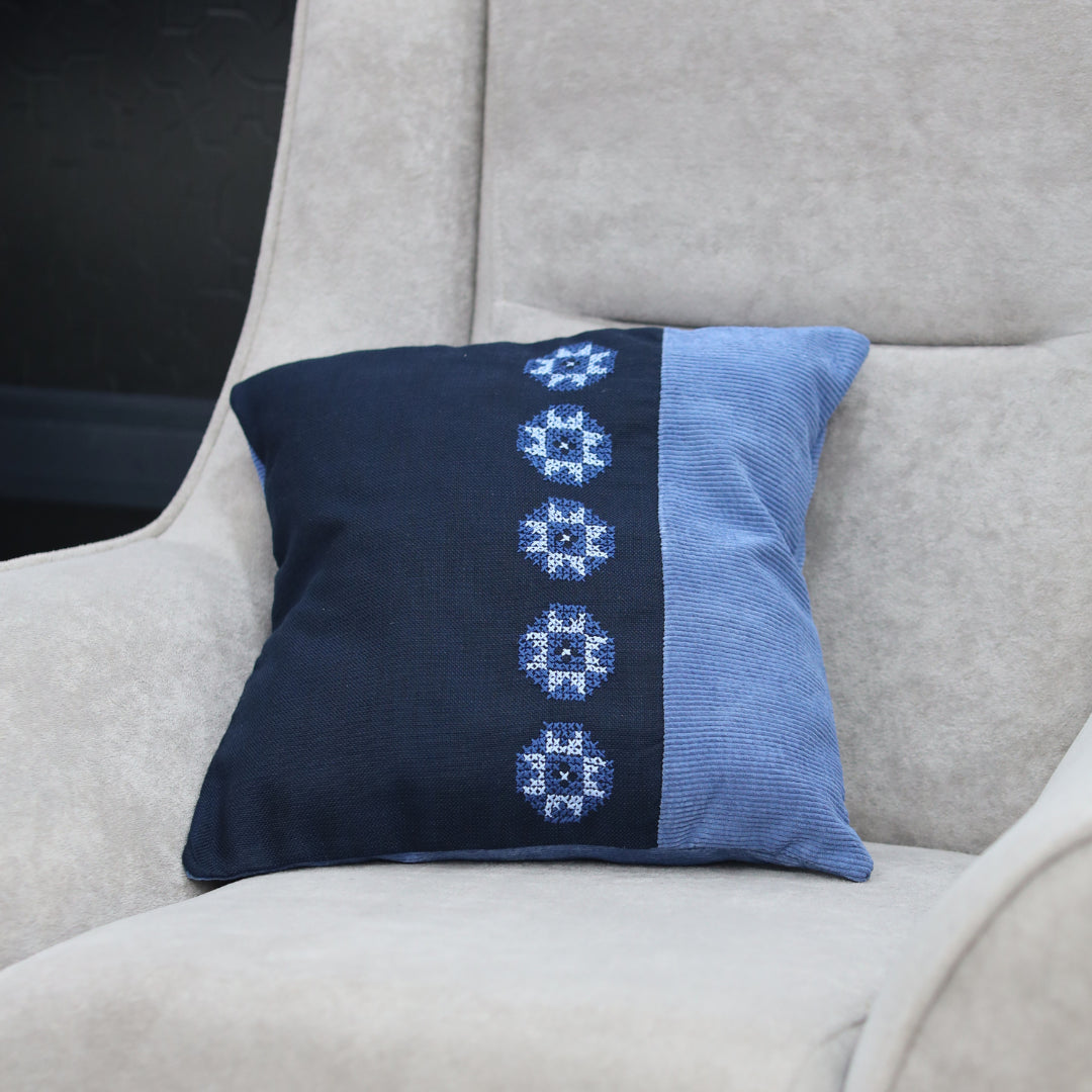 Maha Pillow Cover - Blue