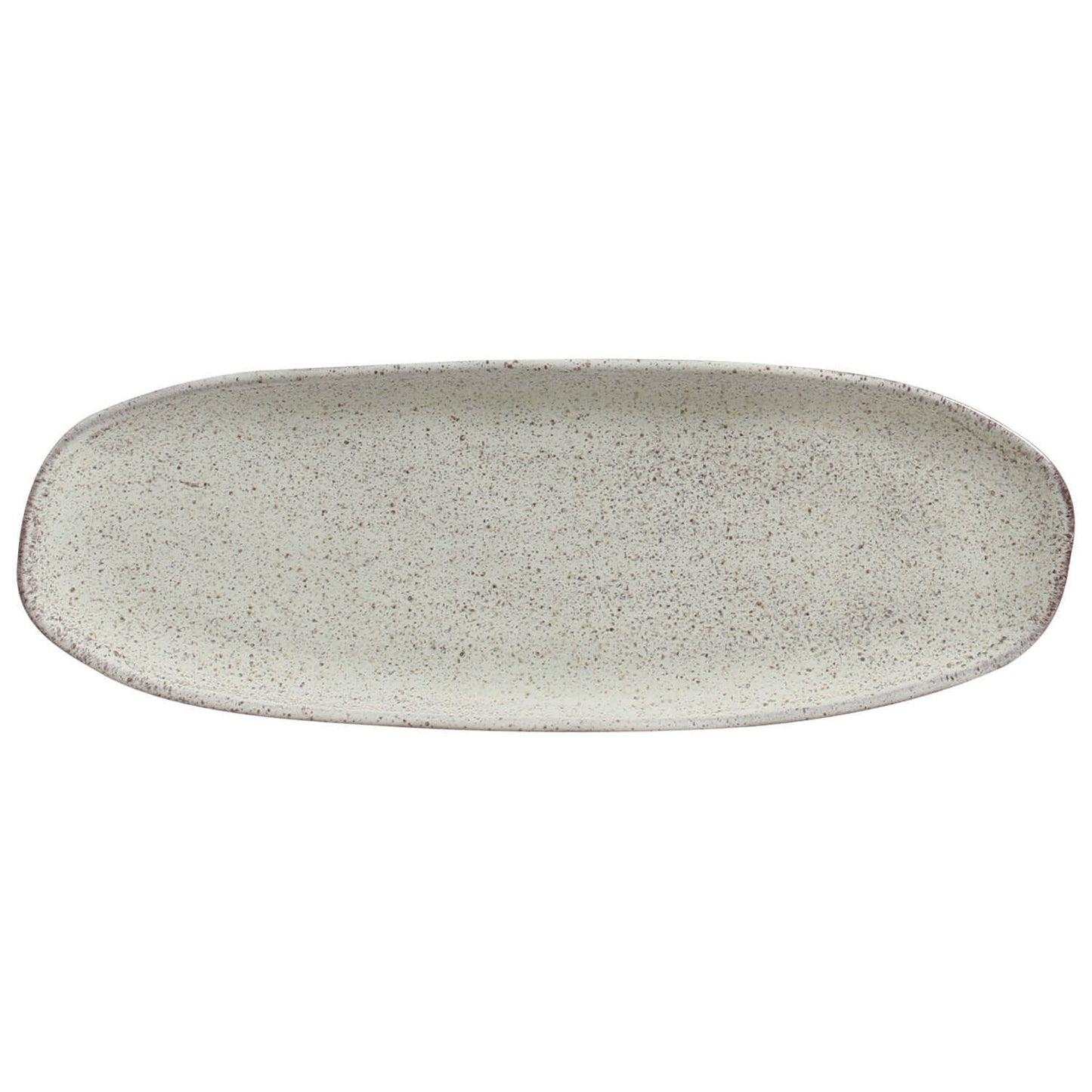 Shallow Organic Oval Platter Large Set of 4