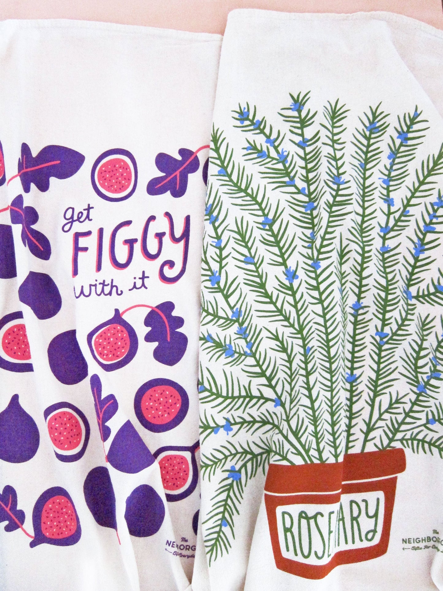 Rosemary + Figs - Dish Towel Set of 2