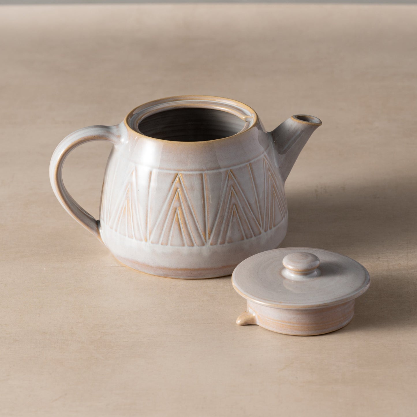 Mountain Peaks Ceramic Teapot