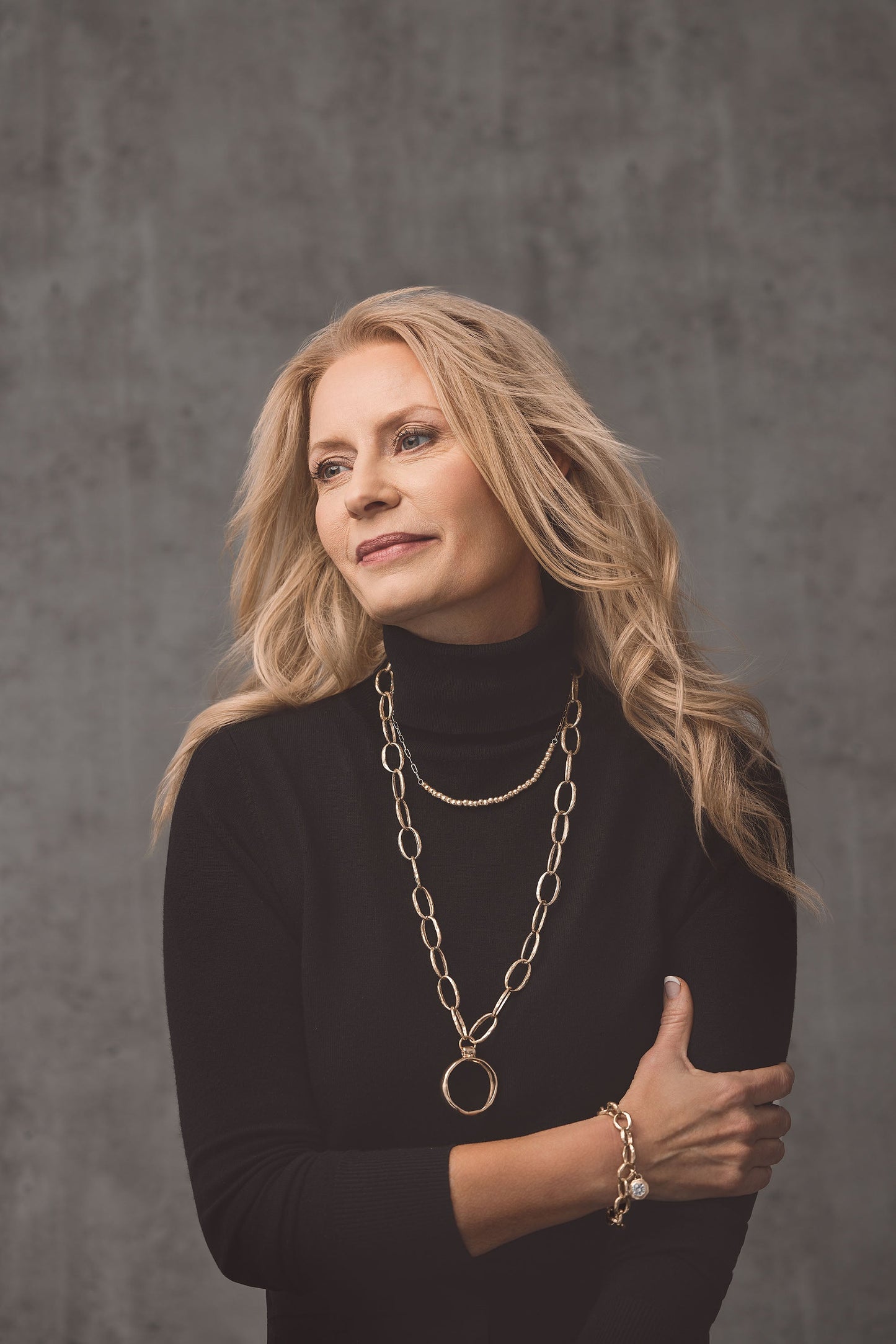 Droplet Bronze Necklace