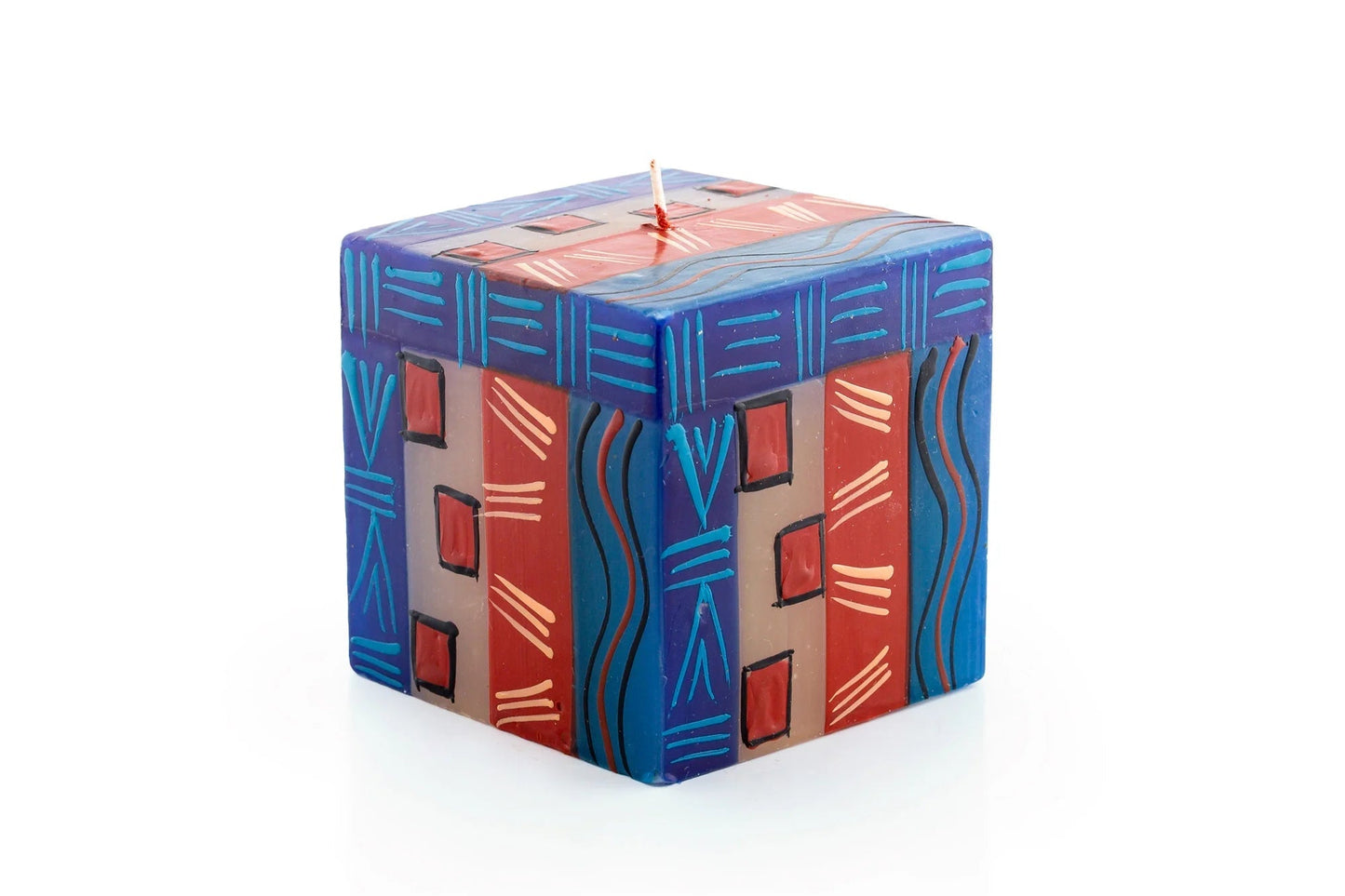 African Sky Painted Candles
