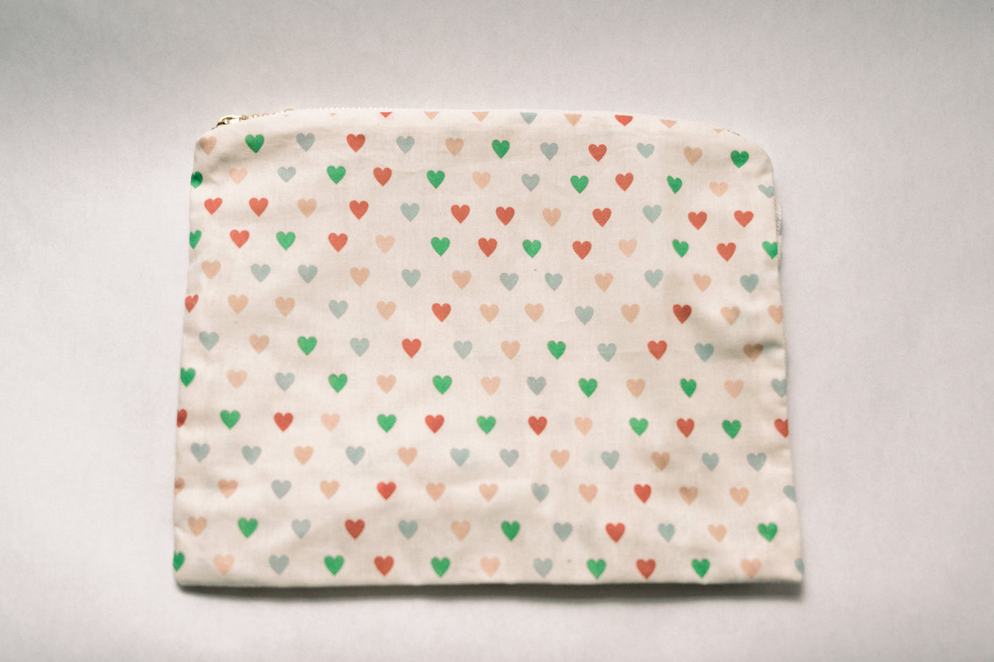 Love In Bloom | Timless Floral Ruffle Zipper Pouch