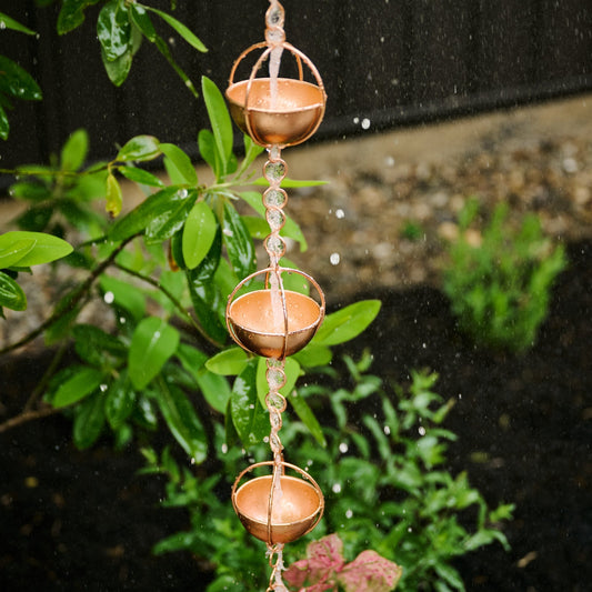 Prava Copper Rain Chain