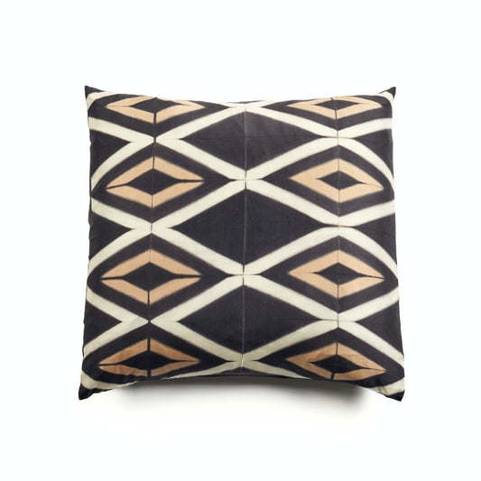 Tisa Handcrafted Shibori Print Mulberry Silk Pillow