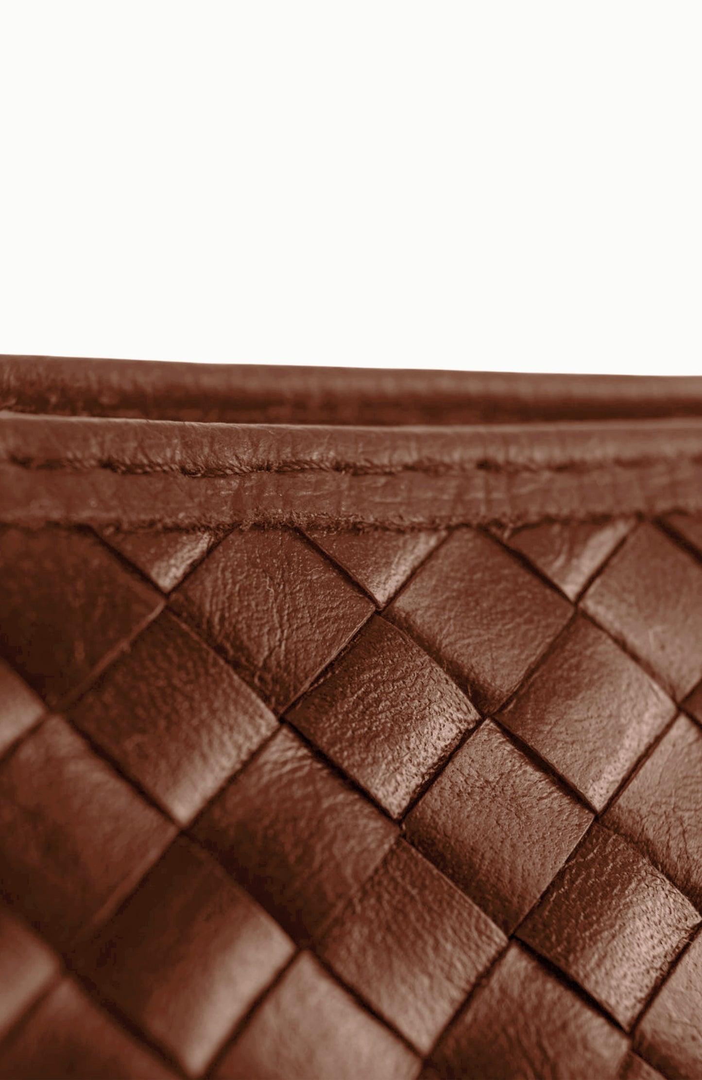 Woven Leather Shoulder Bag