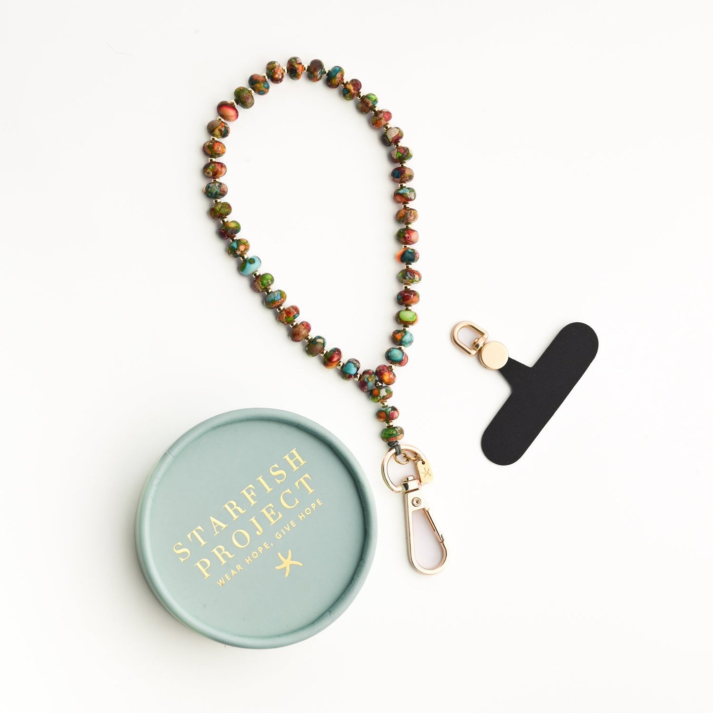 Sedona Emperor Stone Beaded Phone Wrist Strap