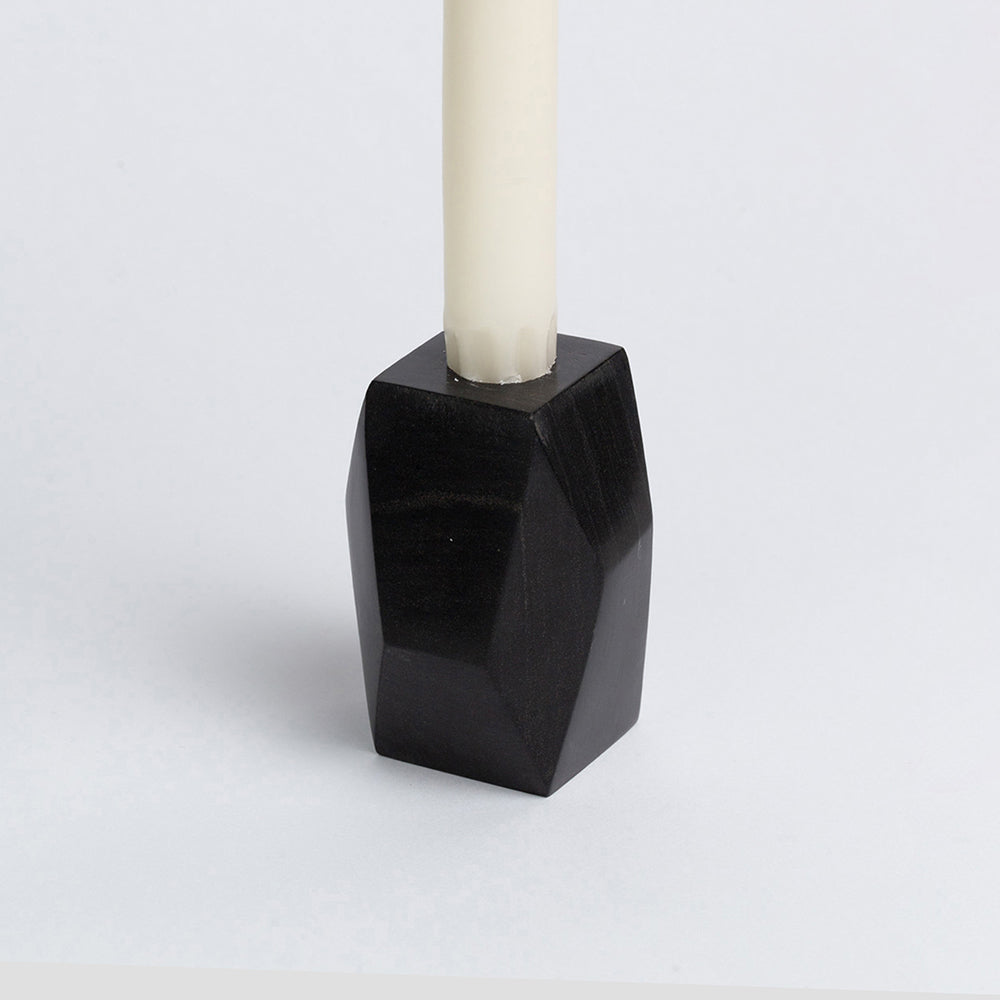 Gemstone faceted candelabra Soapstone