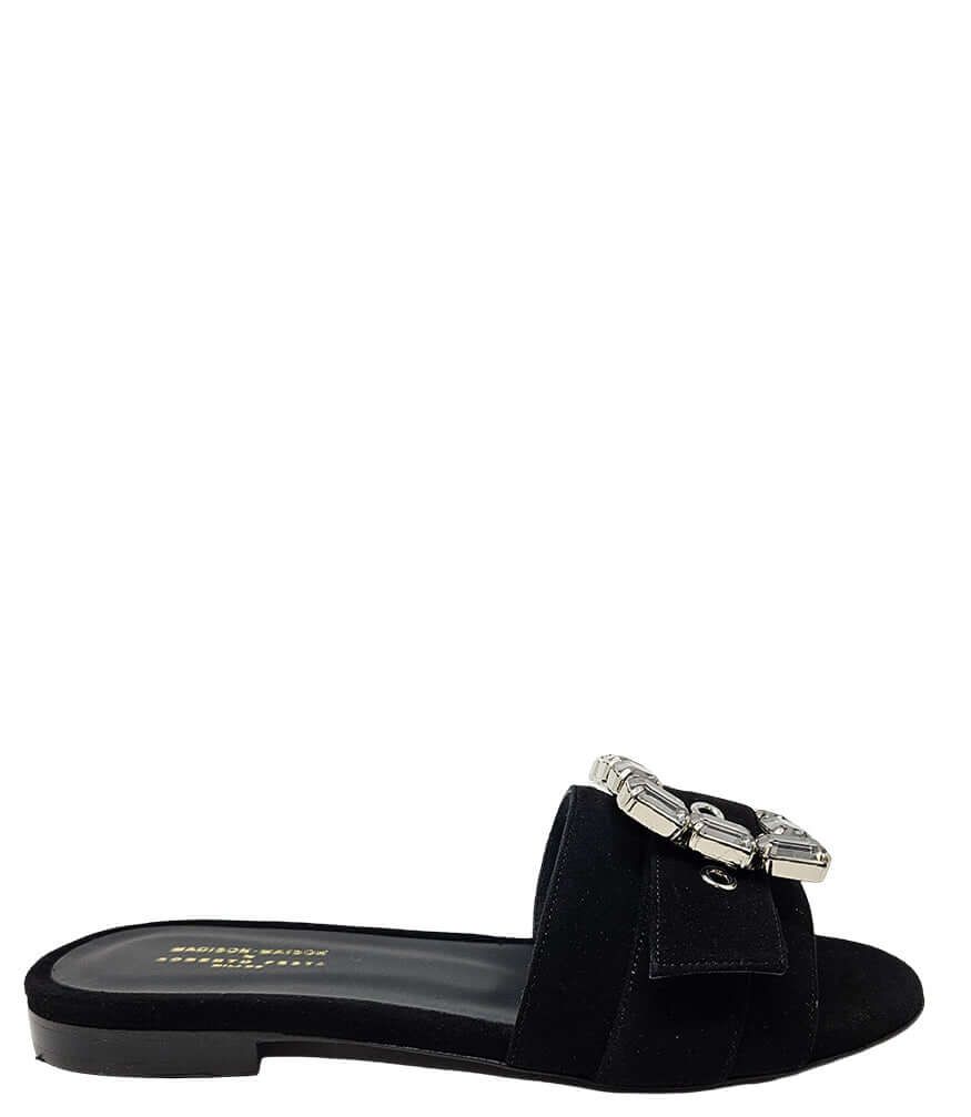 Madison Maison Fade Collection Jeweled Buckle Suede Sandal Limited Edition Exclusive