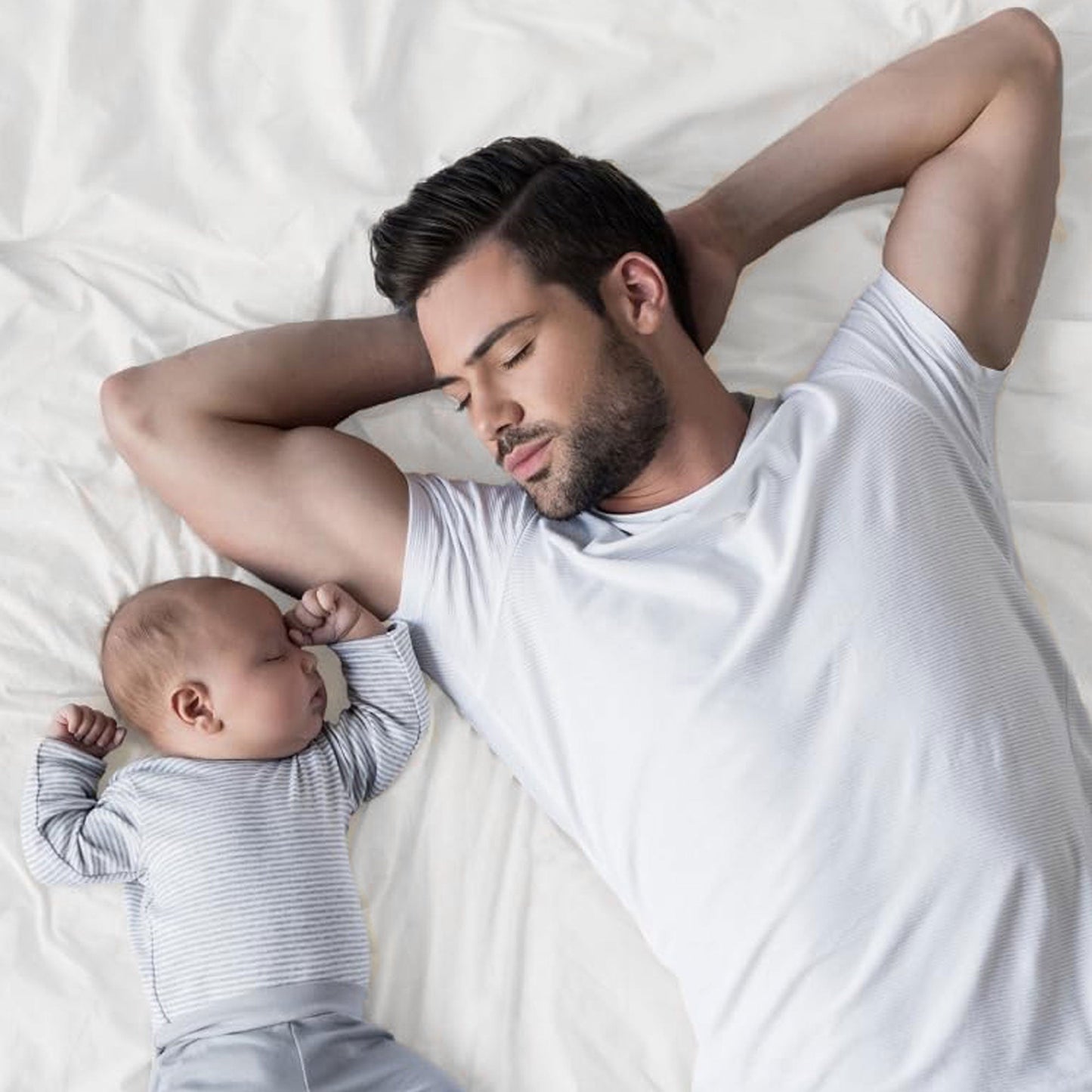 Organic Waterproof Pique Knit Crib Mattress Cover