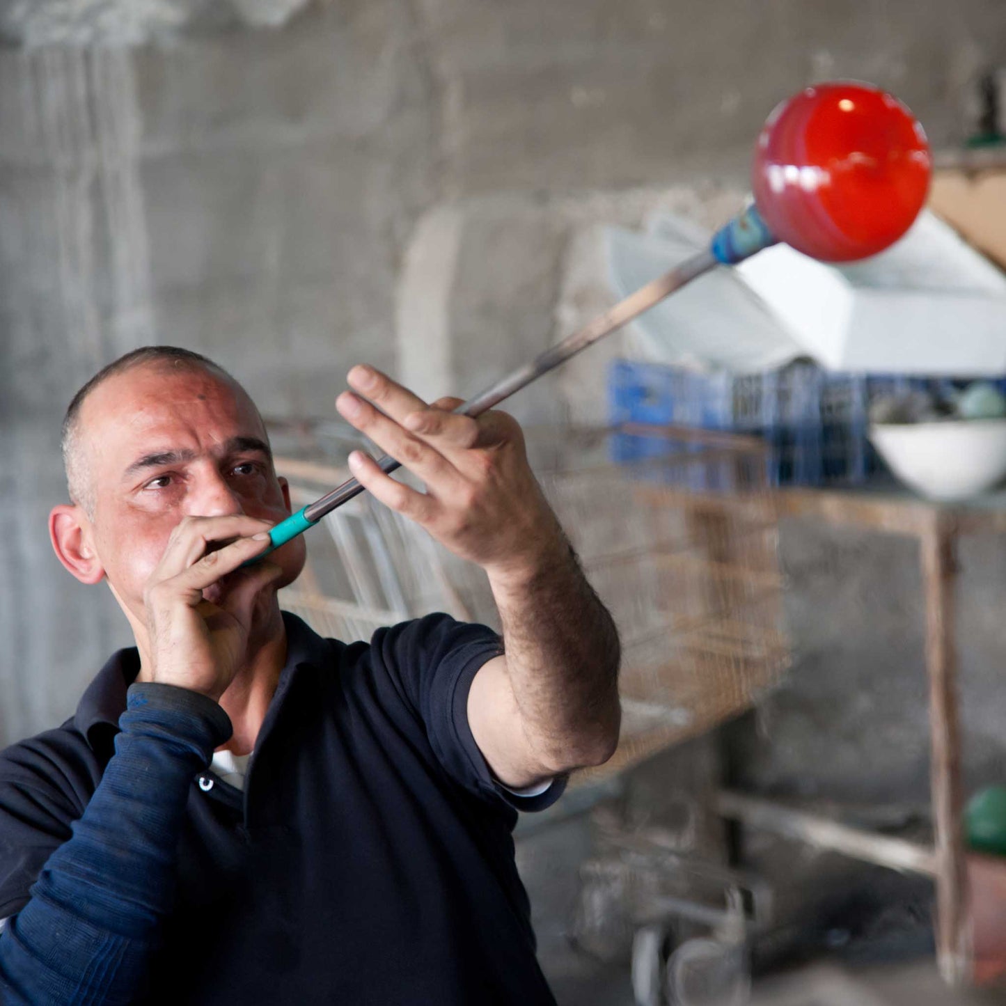 Phoenician Glass Goblet