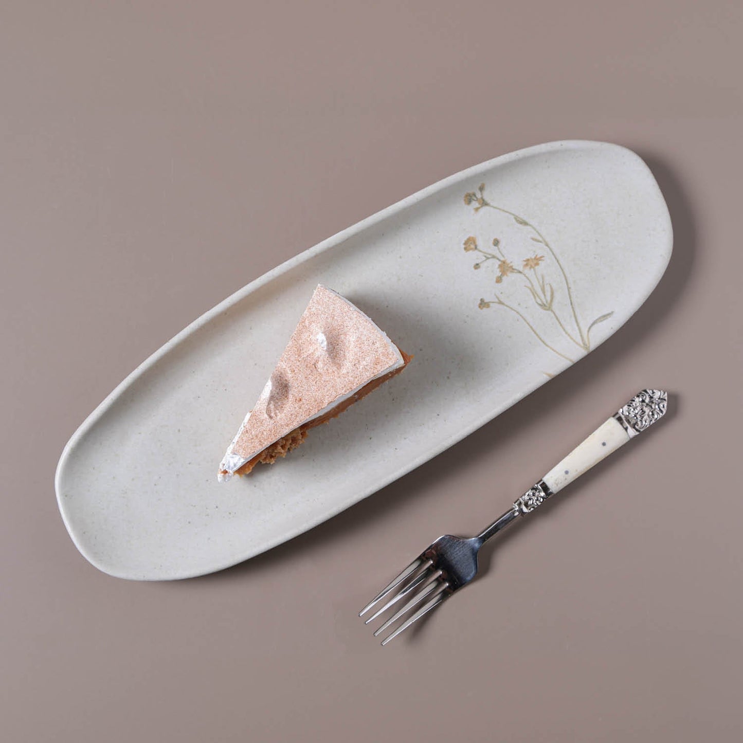 Shallow Organic Oval Platter Large Set of 4