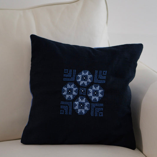 Eyes Pillow Cover - Blue