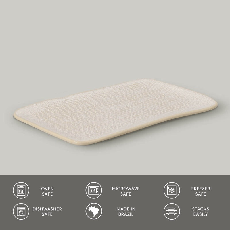 Rectangular Platter Juta Medium Set of 4