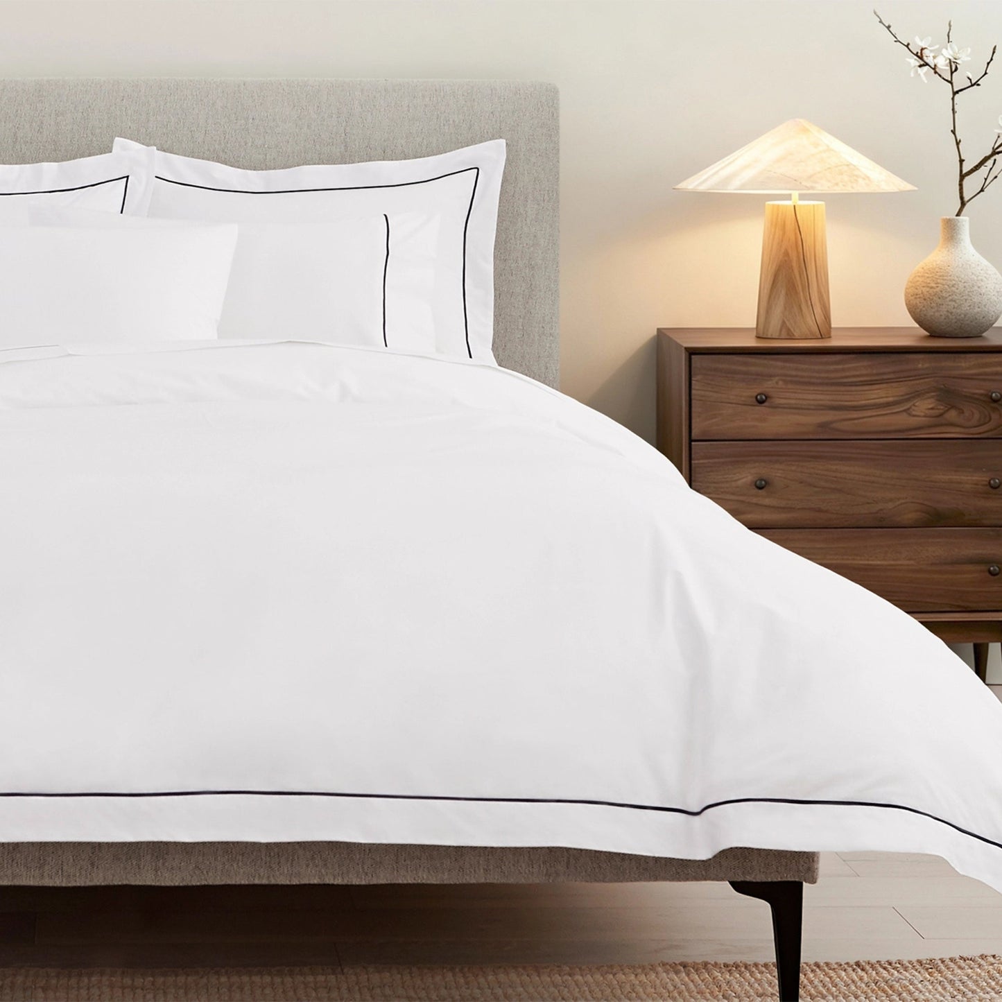 Heirloom Organic Percale Duvet Cover