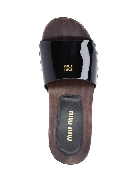 Miu Miu Women Logo Clogs