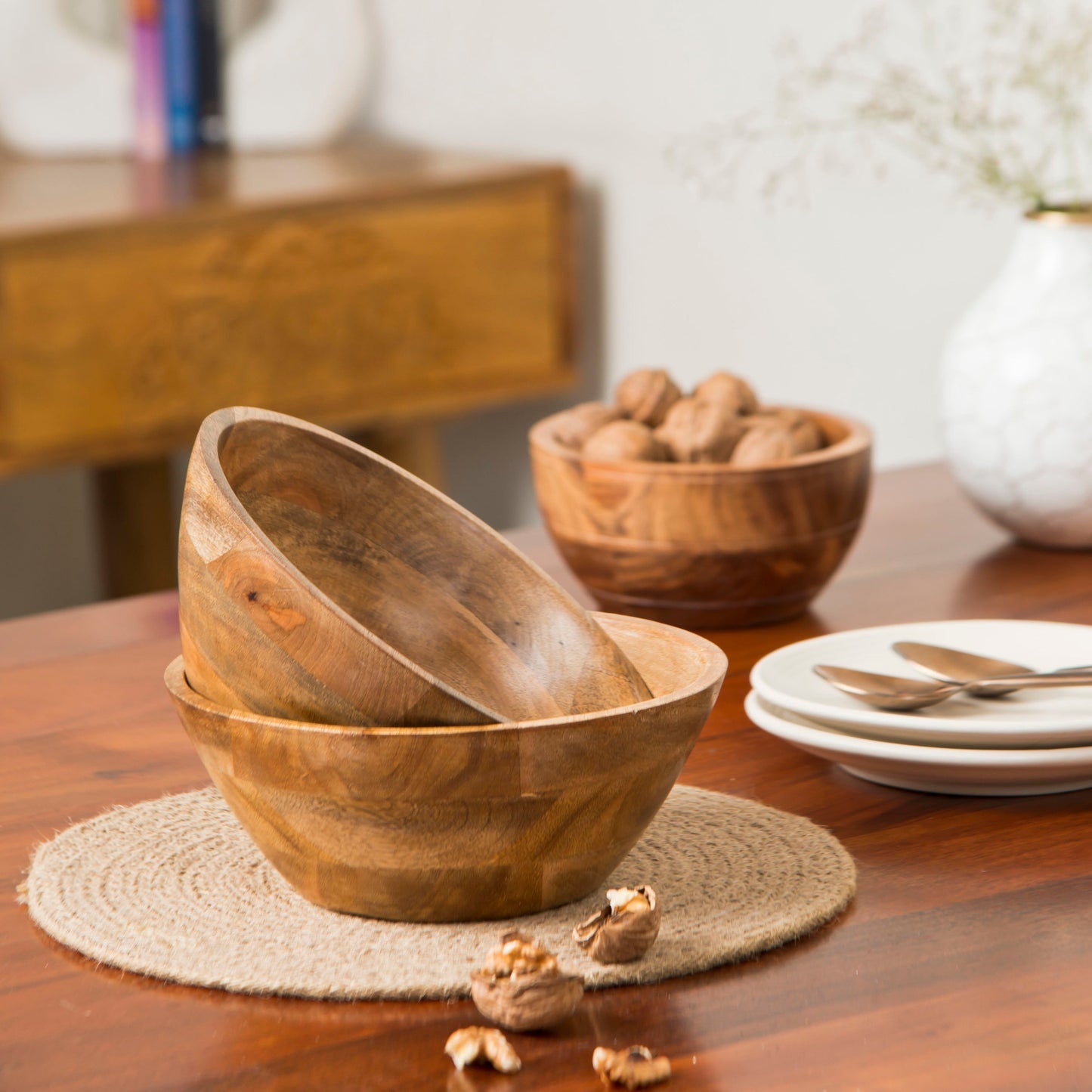 Verdan Mangowood Bowl Set