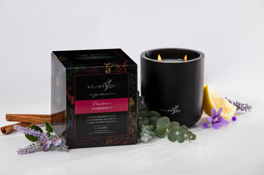 KolibriJoy Resilience Candle - NEVER GIVE UP