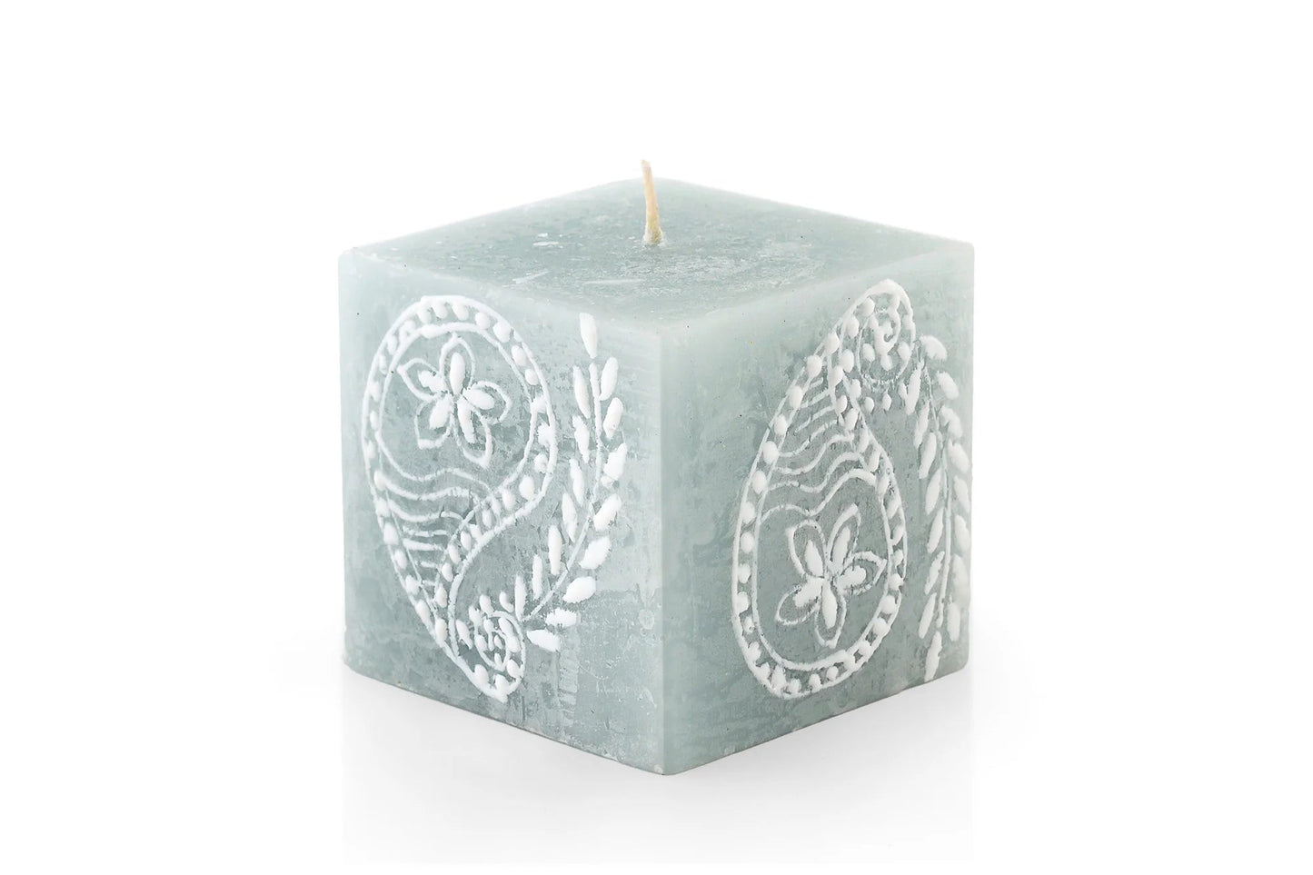 Henna Duck Egg Painted Candles