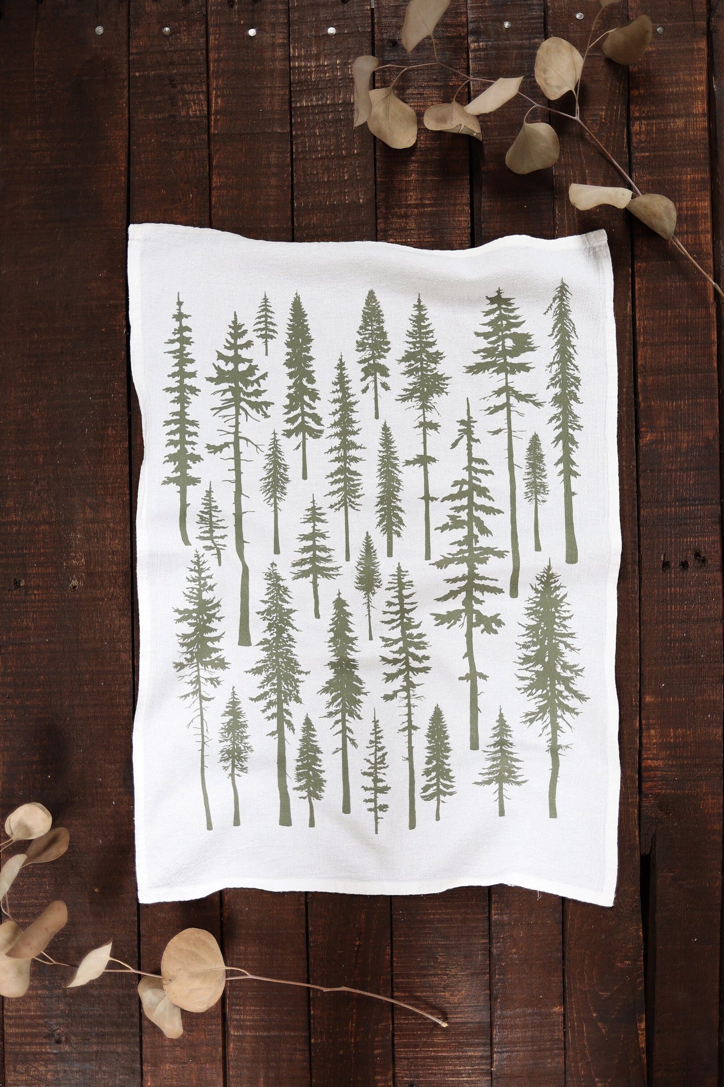 Christmas Trees Tea Towel