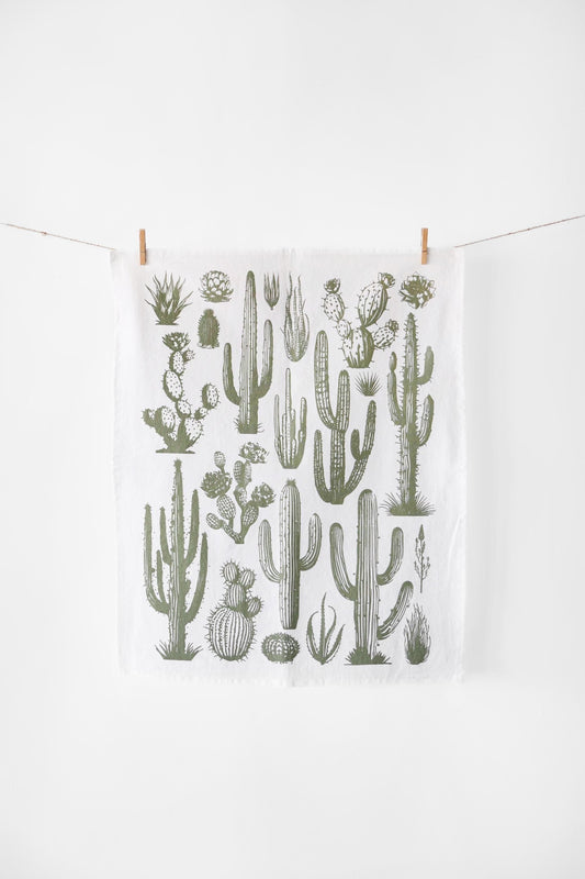 Cactus Tea Towel