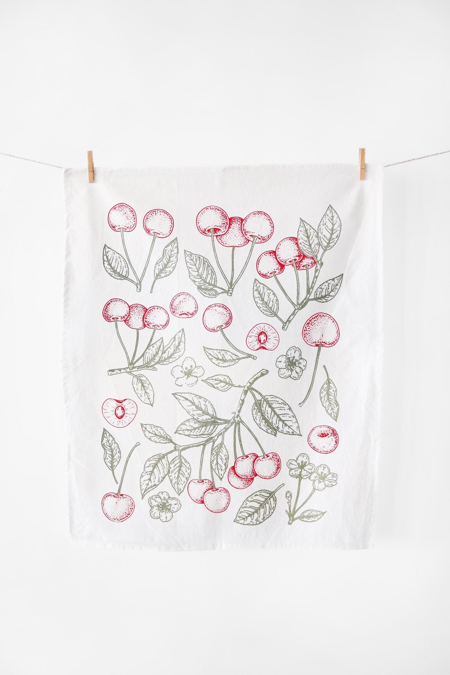 Cherry Tea Towel