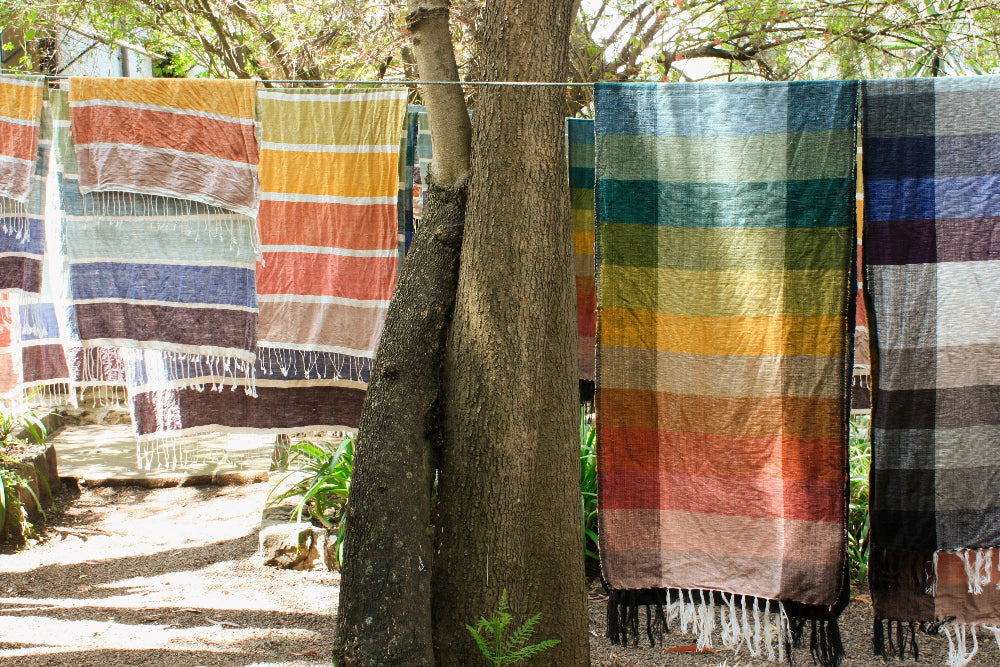 Kalam Handwoven Ethiopian Cotton Table Runner
