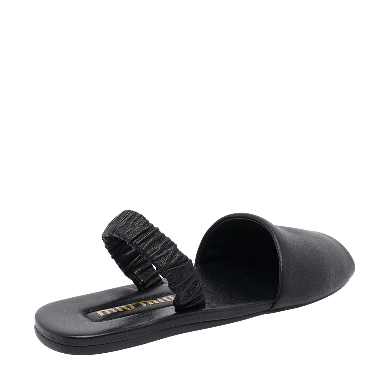 Miu Miu Women Logo Ruches Sandals