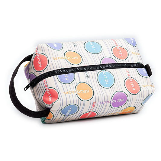 Heliotrope Logo Pattern Dopp Kit - SPECIAL PRICE