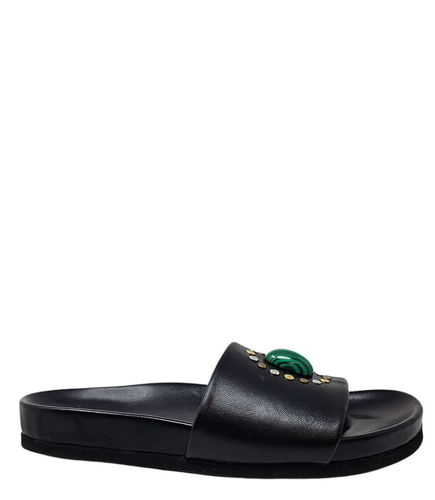Athena Black Open Toe Sandal