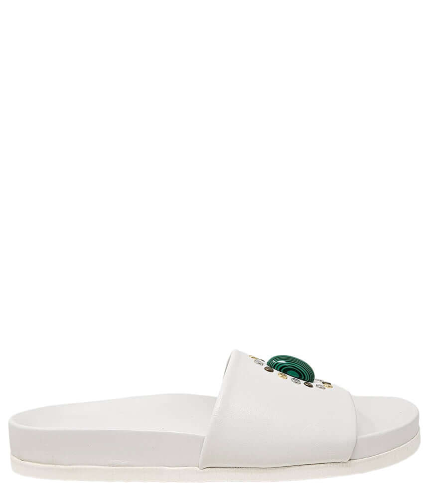 Athena White Open Toe Sandal