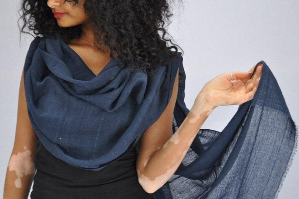 Maraki Handwoven Ethiopian Cotton Shawl