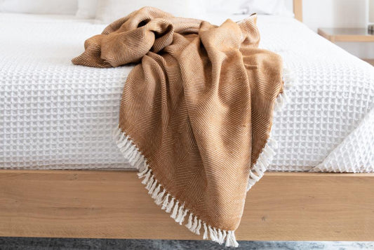 Mechot Handwoven Ethiopian Cotton Throw Blanket
