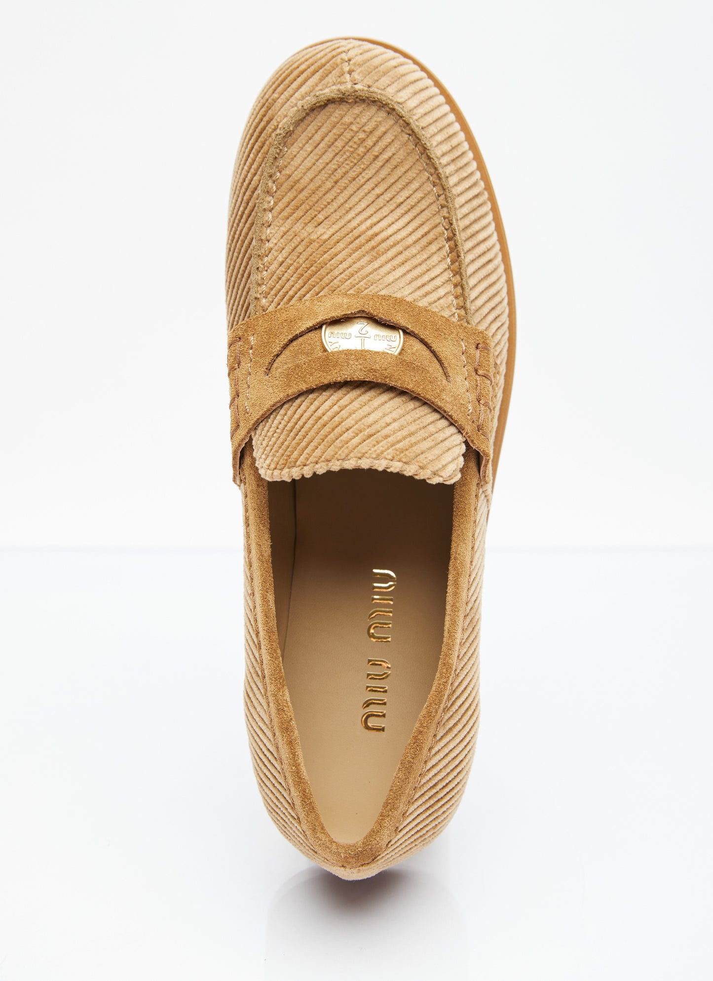 Miu Miu Women Corduroy Loafers