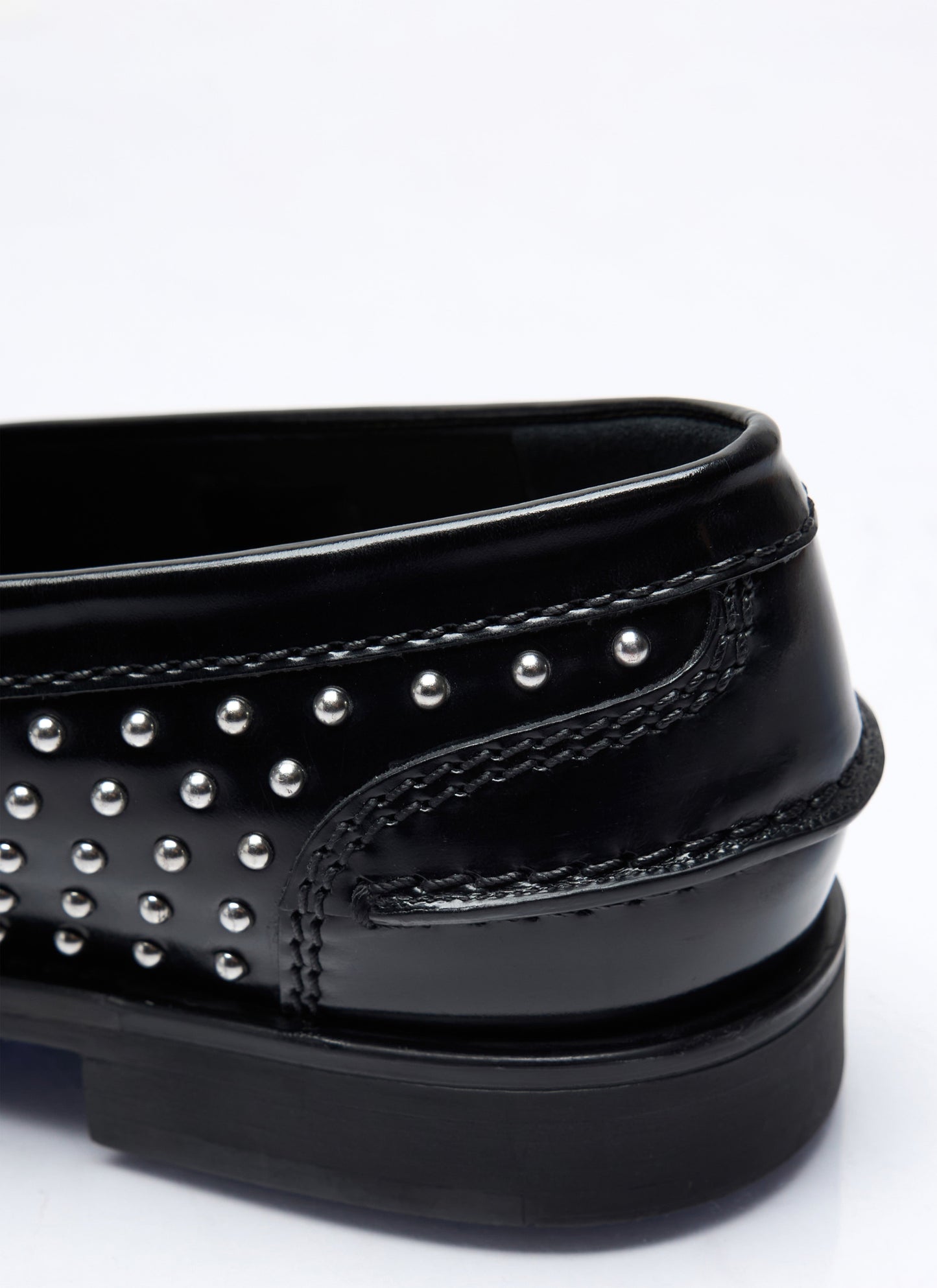 Miu Miu Women Studded Leather Loafers