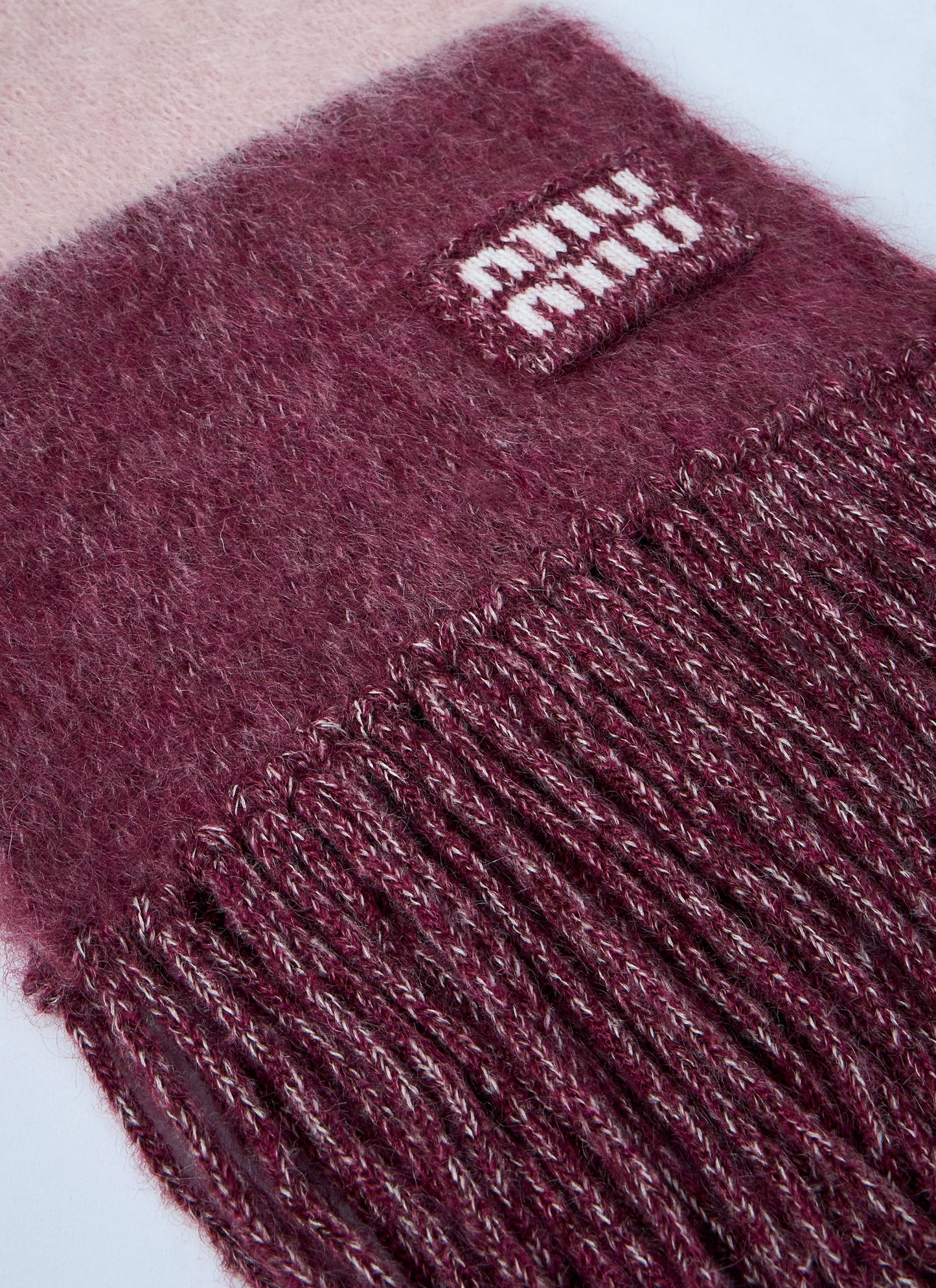 Miu Miu Women Logo Motif Scarf