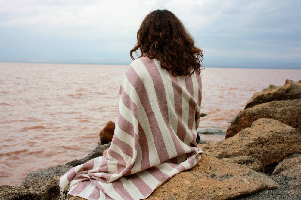 Omo Handwoven Ethiopian Cotton Bath Towel