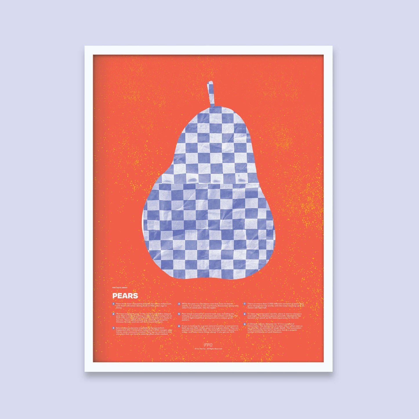 Pear Fun Facts Print