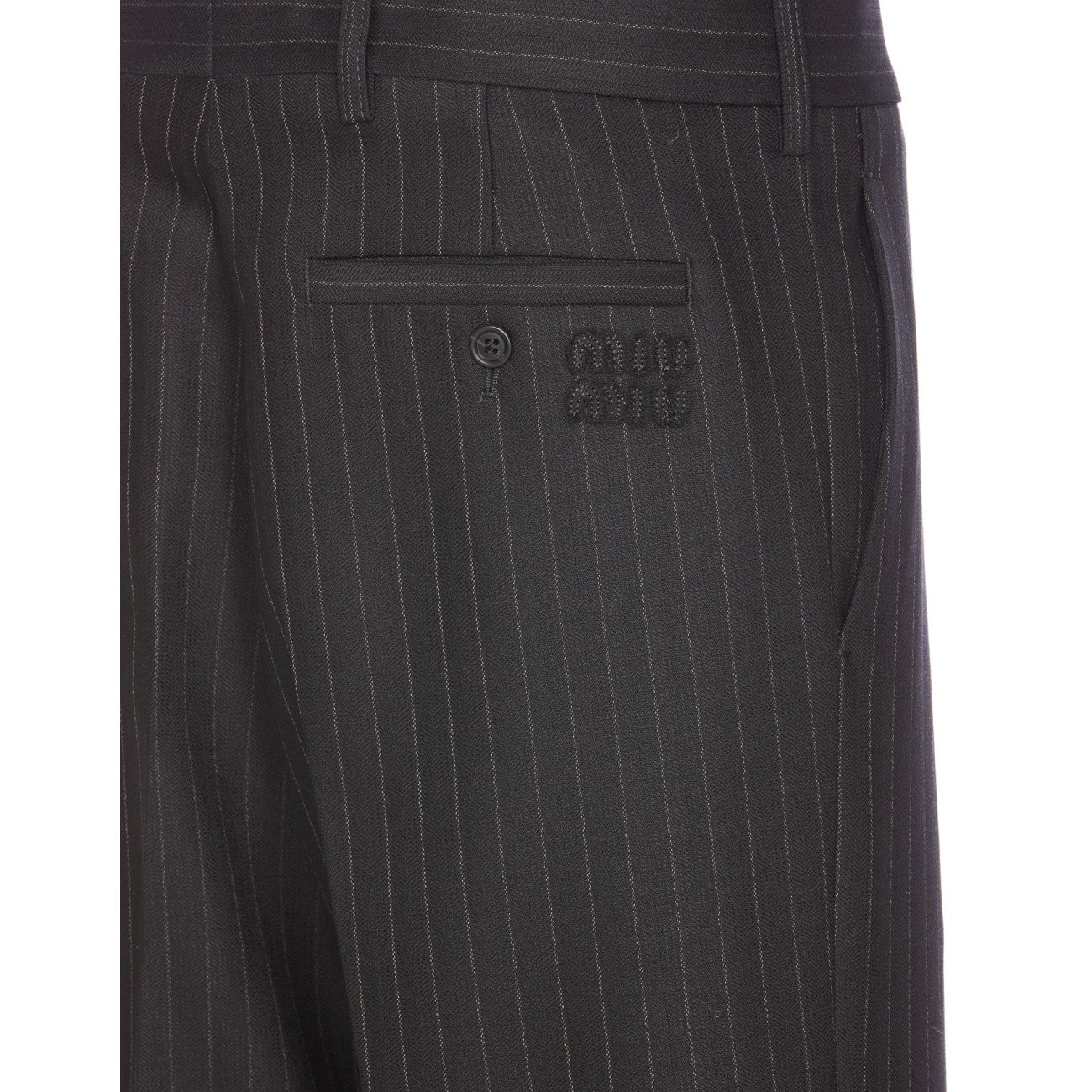 Miu Miu Women Pinstripe Pants