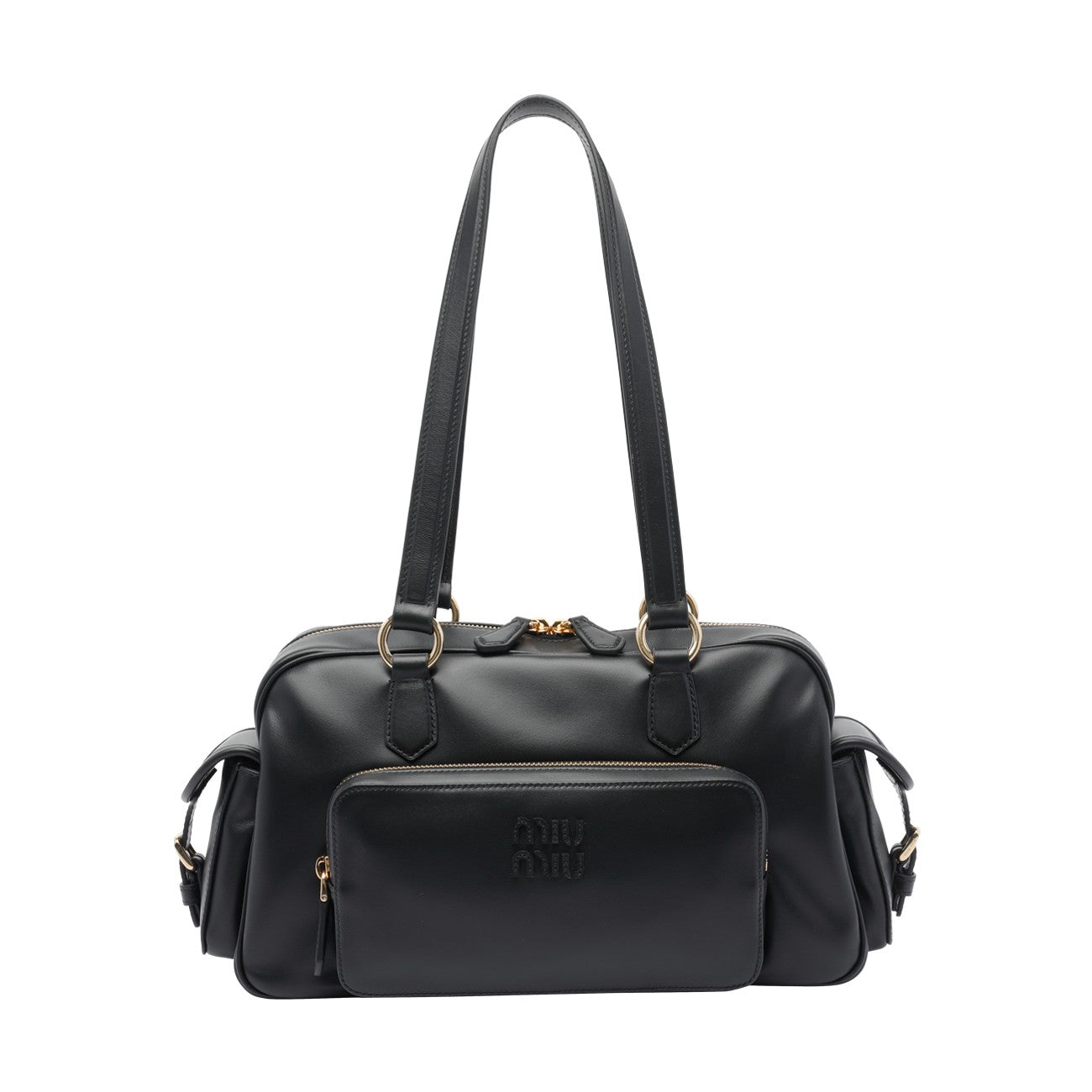 Miu Miu Women Pocket Nappa Boston Bag
