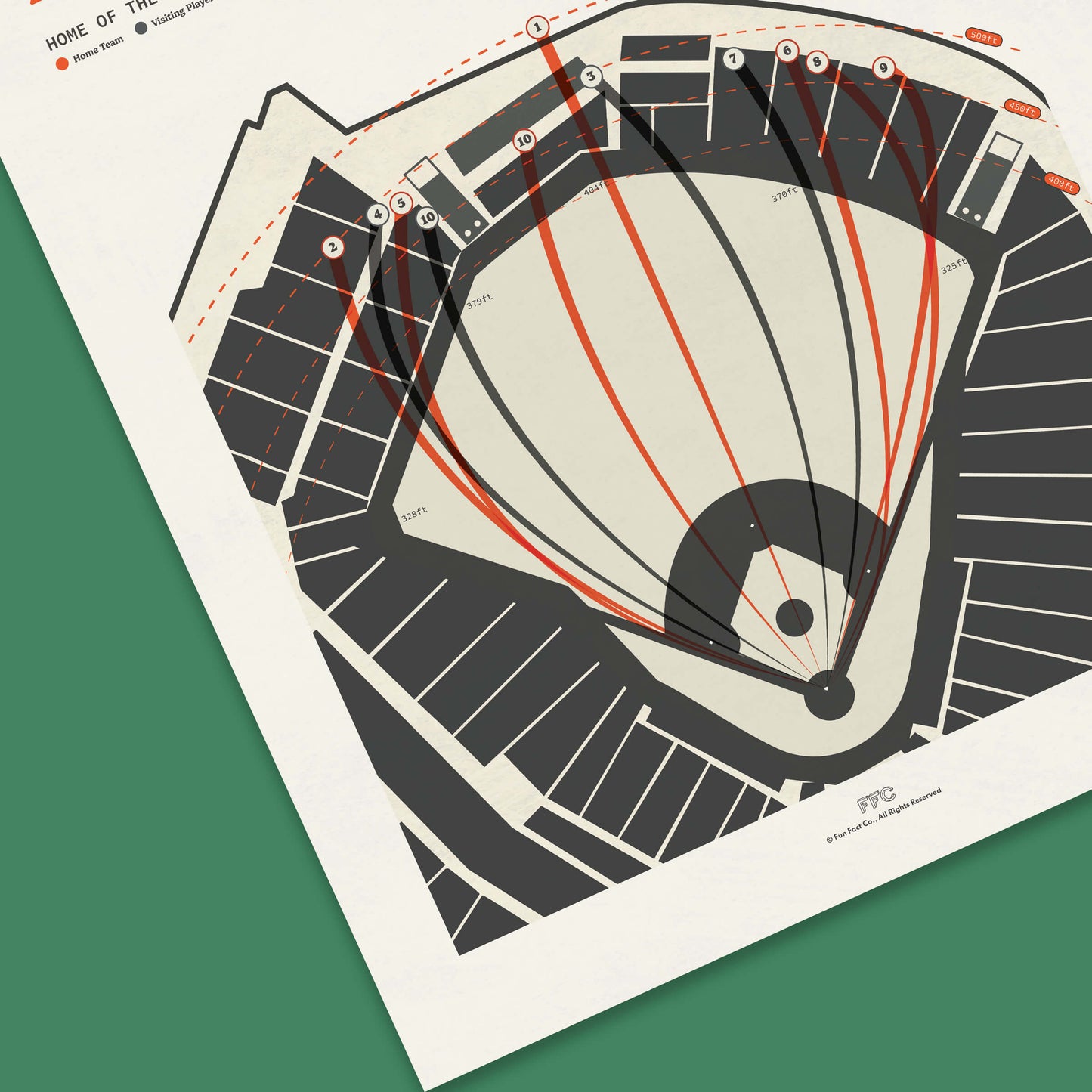 Great American Ballpark Baseball Field Print