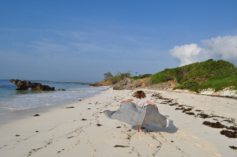 Abay Handwoven Eco-Friendly Ethiopian Cotton Beach Towel
