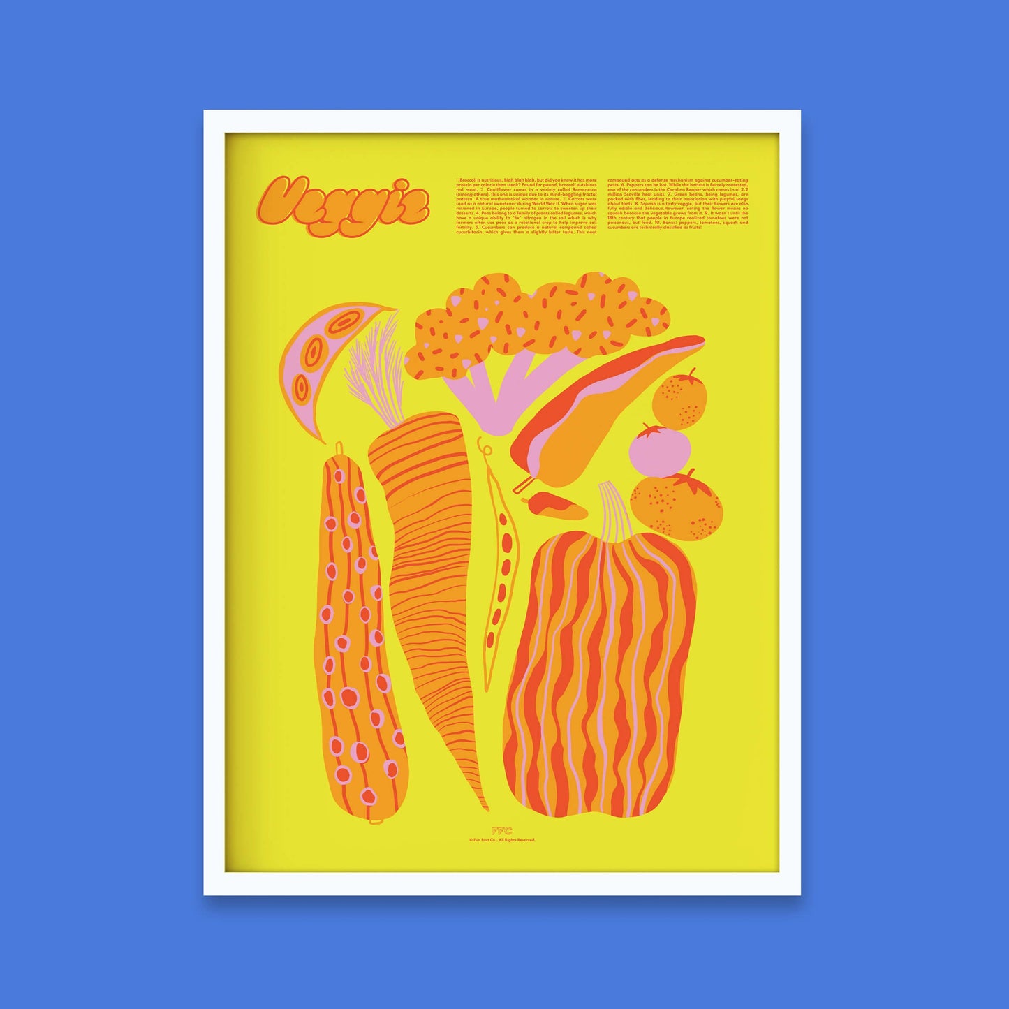 Veggie Fun Facts Print